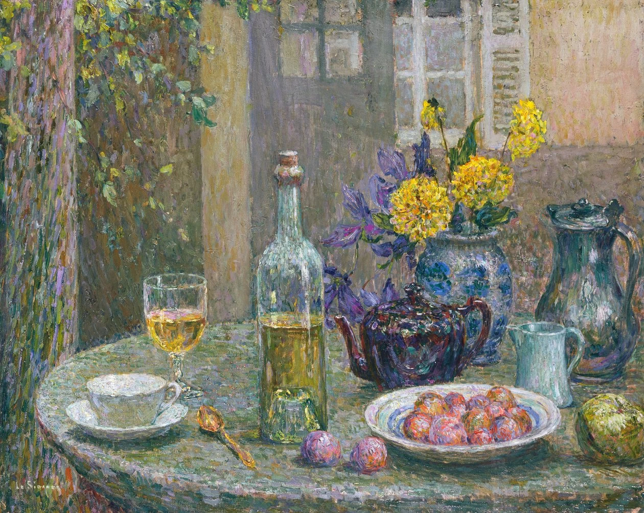 Henri Le Sidaner - Dalie gialle